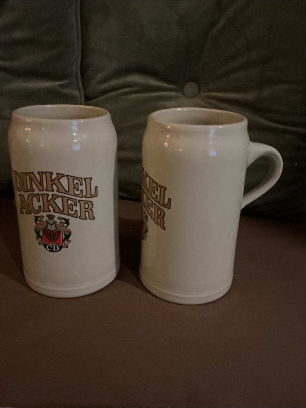 Jumbo Dinkel Acker Ceramic Beer Steins -Beer Mugs 
3 avail./priced individually